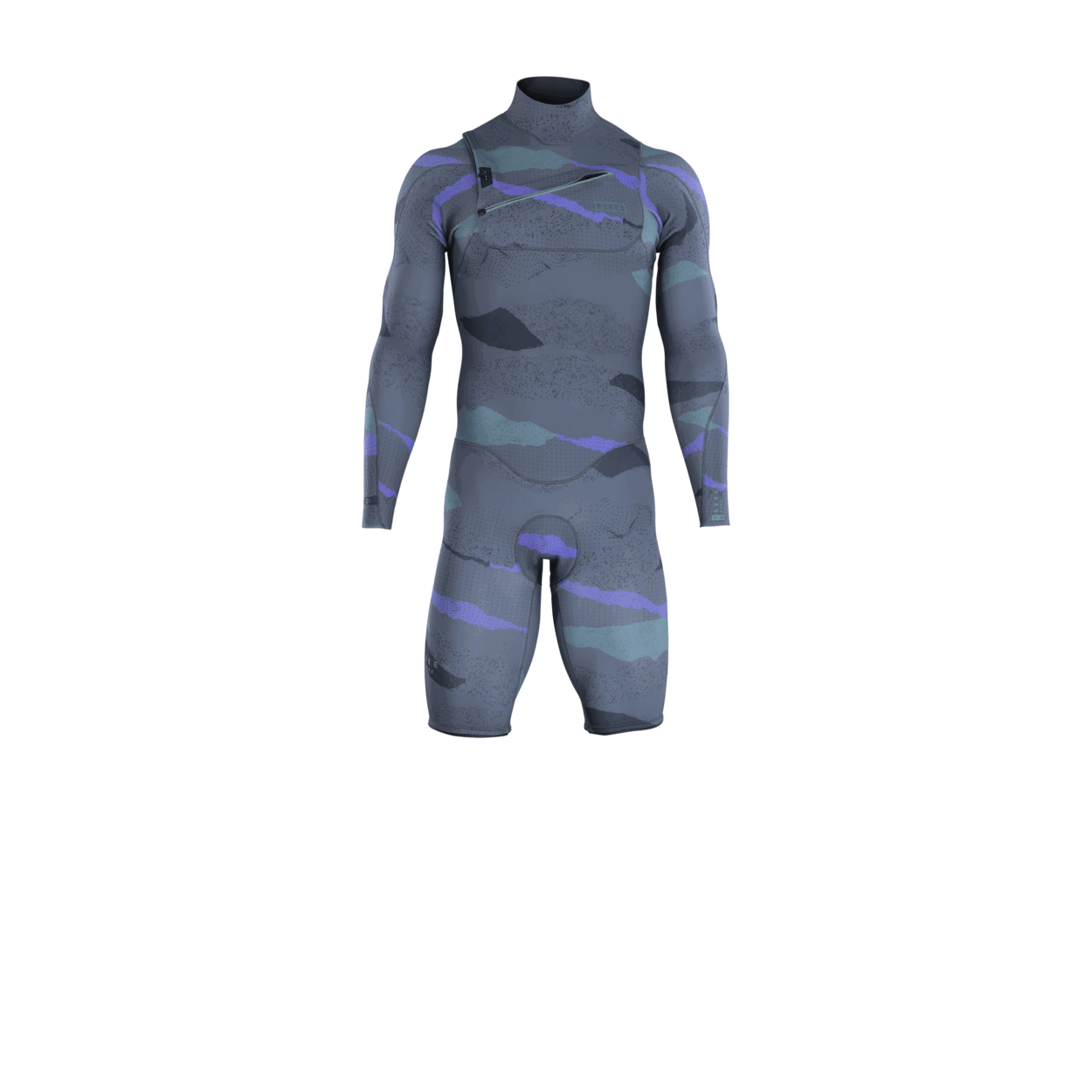 ION Men Wetsuit Seek Core 3/2 Shorty Longsleeve Front Zip 2024