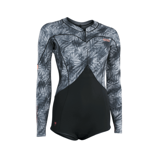 ION Women Wetsuit Amaze Hot Shorty 1.5 Longsleeve Front Zip 2024