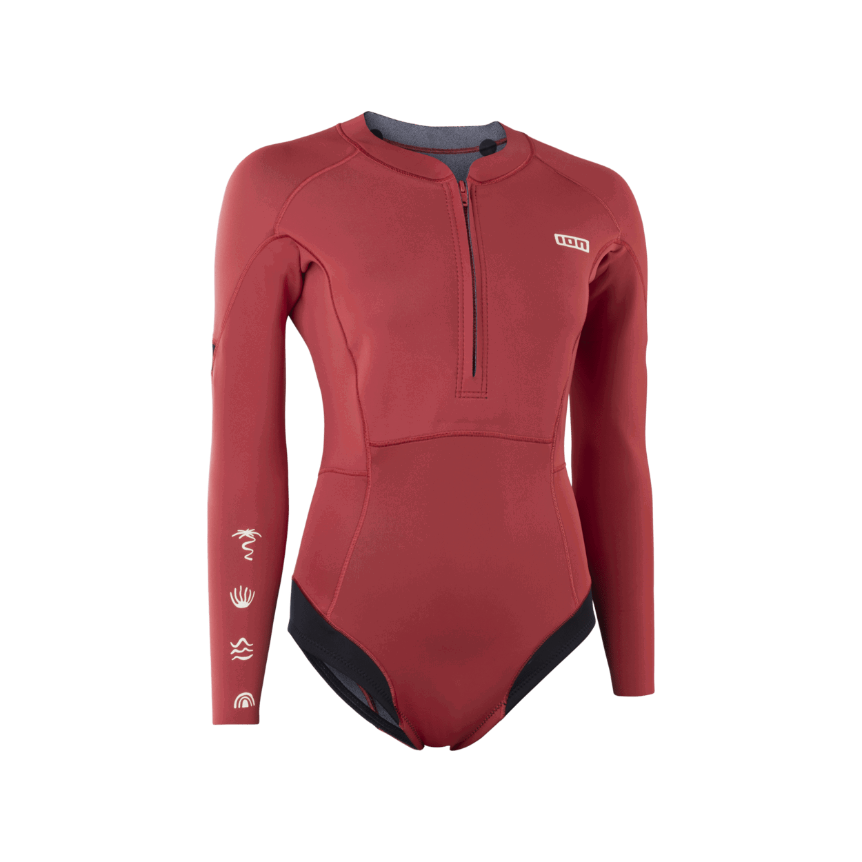 ION IOW-Wetsuit Amaze Hot Shorty 1.5 LS Front Zip women 2025