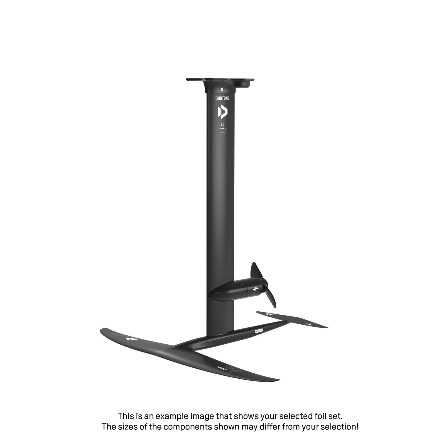 eMast AL Cruise Set 80 Front Wing Crest D/LAB 1050 Monobloc-Tail S D/LAB 40/160 Adapter Fuselage - Duotone Onesize